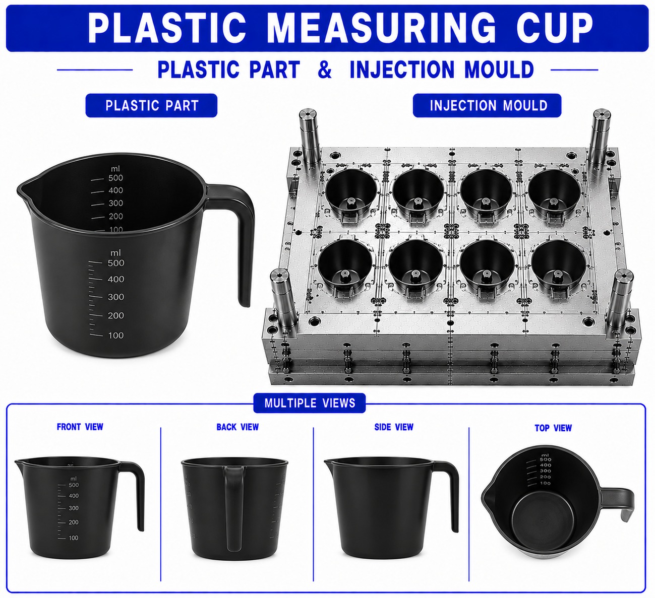 Plastic Measuring Cup Mould and Moulding Service